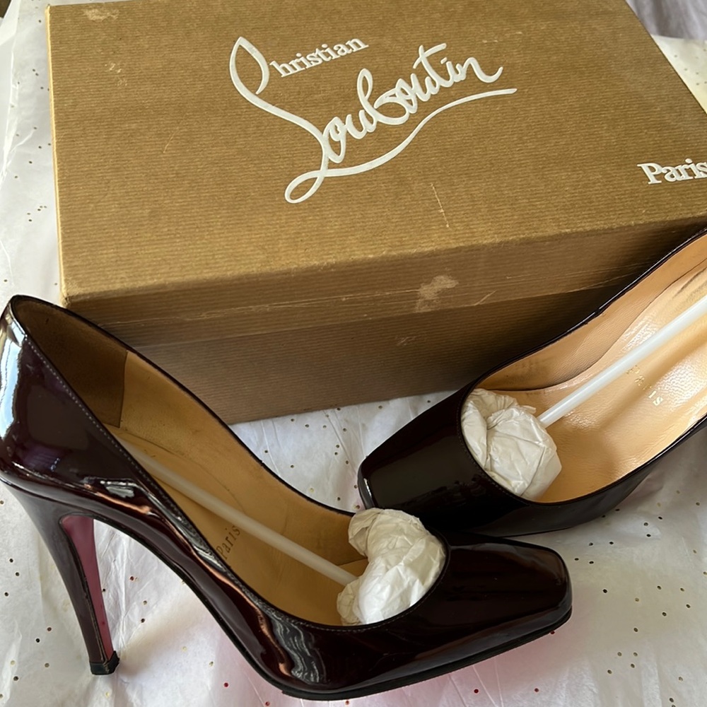 Christian Louboutin patent leather heels